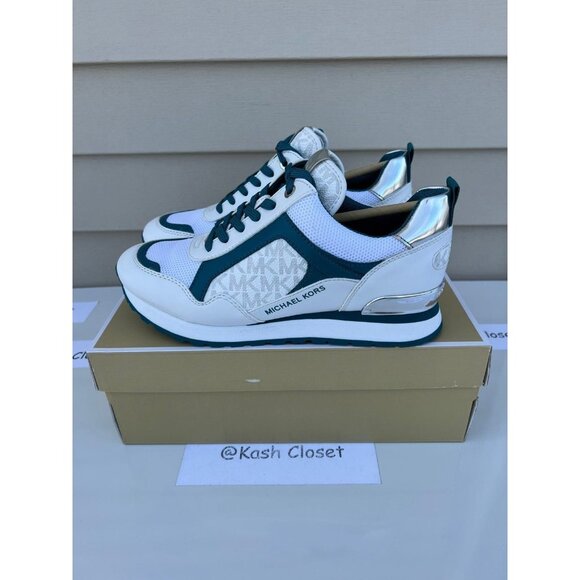 Michael Kors wilma trainer leather shoes size 8.5M - Picture 2 of 10